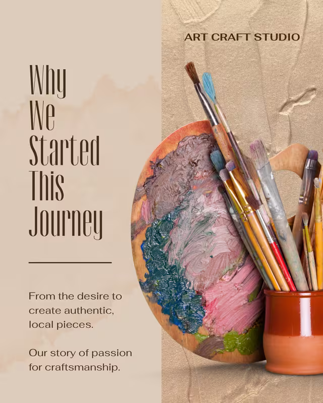 Ad poster for an art exhibition