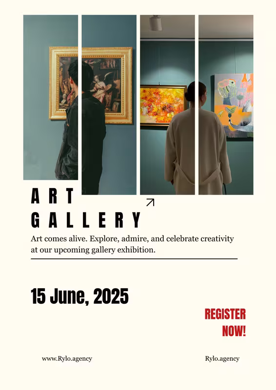 Ad poster for a community event
